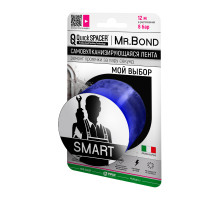 Лента универсальная Mr.Bond самовулканизирующаяся, 50мм*3м*0,5мм QS SMART XL, синий
