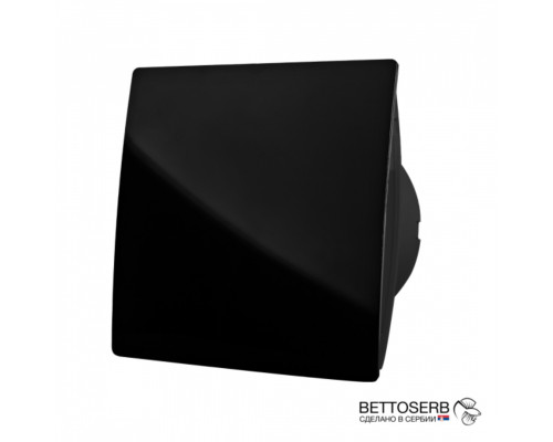 Вентилятор PESTAN BETTOSERB с обратным клапаном, черный пластик, арт. 110150BP